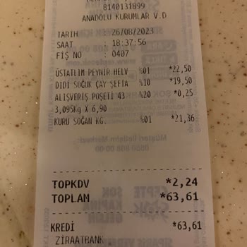 Üstatlım Ekşimiş Bozuk Ürün