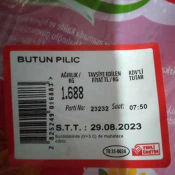 Lezita Piliçte Kalıntı Olması