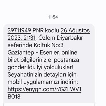 Enuygun.com Online Bilet Satın Almama Rağmen Böyle Bir Yolcu Görünmüyor Dediler