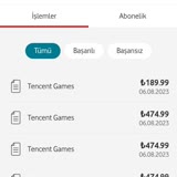 PUBG (Pubgmobile.com) Vodafone Tencent Games Türkiye Hesabımdan İzinsiz Ücret Çekimi