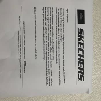 Skechers Marka Bot'un Islak Zeminde Kullanılmaması