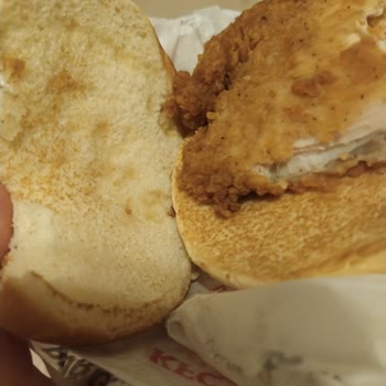 KFC'den Aldığımız Tavuk Burgerlerin Kalitesi Kötüydü
