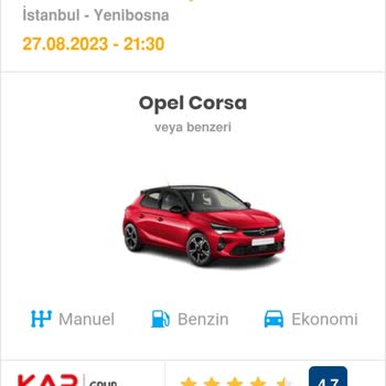 Kar Grup Alakasız Rezervasyon Reddi.