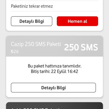 Vodafone SMS Paketleri Çok Pahalı Ve Yetersiz