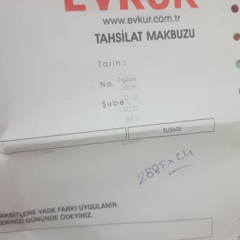 Evkur Fazladan Para Tahsilatı Yapıyor