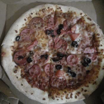 Domino's Pizza Gönderilen Pizza El Kadar!