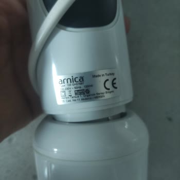 Arnica Blender Seti Başlık Altında Paslanma