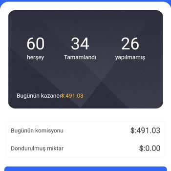 Amazon Global E -Gommerce 60 Görevi Tamamlayamadım!