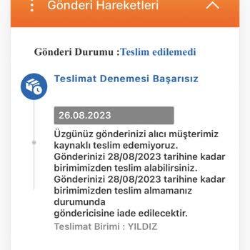 Yine MNG Yıldız Şubesi, Yine Teslimat Denemesi Başarısız Oldu Yalanı