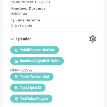 Arçelik Ürün Montajı Sağlanmadı