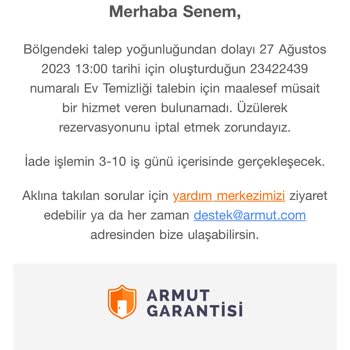Armut Ev Temizliği Şikayeti