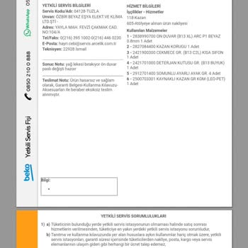 Beko Çamaşır Makinesi Ayıplı Ürün