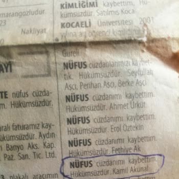Vodafone Çalıntı Kimlikle Mağduriyet