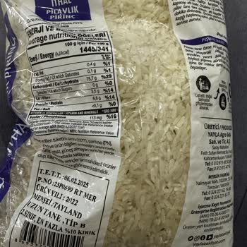 Yayla Bakliyat Pirinçte Böceklenme Sorunu