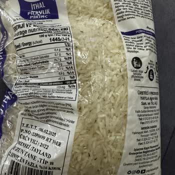 Yayla Bakliyat Pirinçte Böceklenme Sorunu