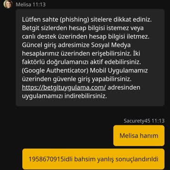 Betgit Bahisimi Yanlış Sonuçlandırdı