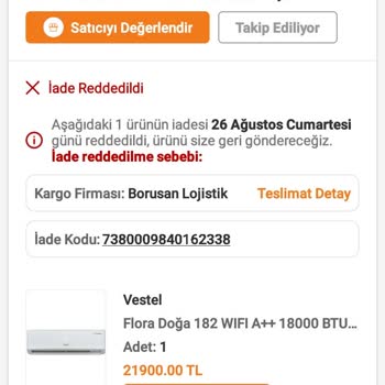 Trendyol'un Sorumsuz Davranışı