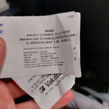 YHT (Yüksek Hızlı Tren) Valiz Ücretinin İki Kez Alınması
