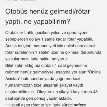 Obilet Ve Marses Rötarlı Bileti İptal Etmeyip Paramı İade Etmediler