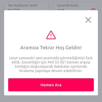 Tiktak'tan Araç Kiralama Sorunu