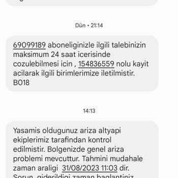 Turkcell Superonline 10 Gün İnternet Yok.