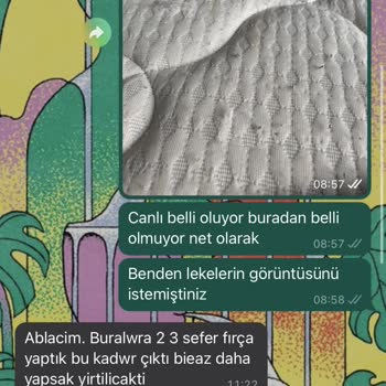 Marmara Koltuk Temizleme "sözde" Firmanın İşini Yapmaması