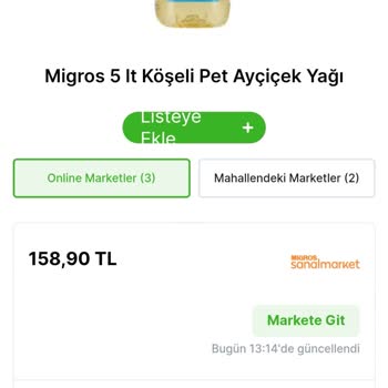 Migros Ürün Etiket Fiyatı Hatalı