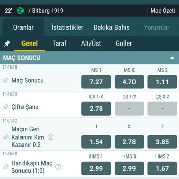 Spor Toto Teşkilatı Canlı Bahiste Yanlış Skorla Bahis Aldırtmak Kupon Yaptırmak