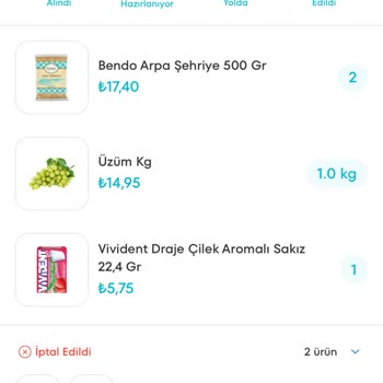 A101 Ürünün Olduğu Halde İptal Edilmesi