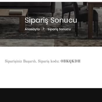 Klas Ahşaptan Aldığım Ürün Teslim Edilmedi Param İade Edilmedi