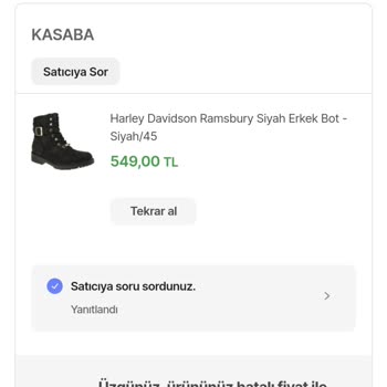 Hepsiburada Satın Aldığım Ürünü Hatalı Fiyat Diyerek Yollamadı