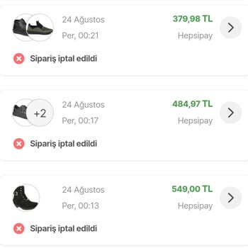 Hepsiburada Satın Aldığım Ürünü Hatalı Fiyat Diyerek Yollamadı