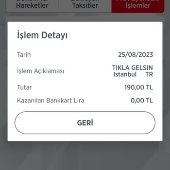 Tıkla Gelsin Para İadesi Sorunu