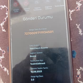 Sürat Kargo Kargom Elime Ulaştırılmıyor