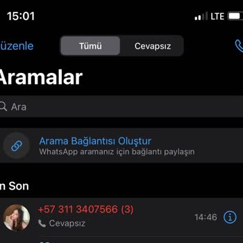WhatsApp Yabancı Numaradan Aranma
