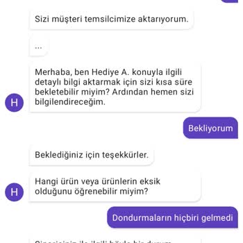 Getir Eksik Sipariş Sonrası Eksik İade
