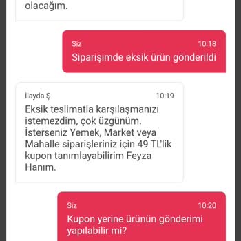 Yemeksepeti Market Yemeksepeti Stokta Var Gözüken Ürün Satıp Habersiz Para İadesi Yapıyor