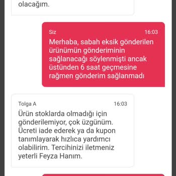 Yemeksepeti Market Yemeksepeti Stokta Var Gözüken Ürün Satıp Habersiz Para İadesi Yapıyor