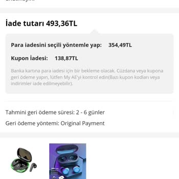 Aliexpress Para İadesi Gelmiyor