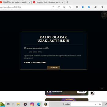 League of Legends Haksız Yere Kalıcı Uzaklaştırma