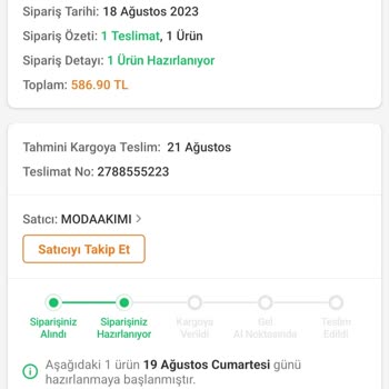 Modaakimi.com Moda Akımı Trendyol'dan Çekilmeli. Sorumsuz Satıcı. Gelmeyen Ürün...