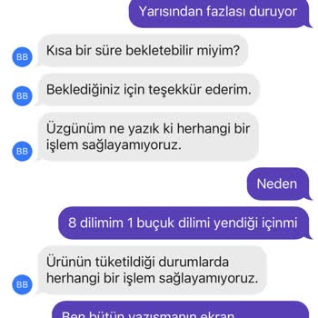 Getirin İlgisiz Müşteri Temsilcisi