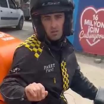 Paket Taxi Moto Kuryesi Beni Öldürmekle Tehdit Etti