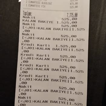 Nişantaşı 8 Yeni Nesil Meyhane Fazla Ücret Alımı