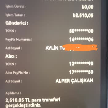 PayFix Hesaptan Para Çalınması