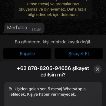 WhatsApp Endonezya Mesaj