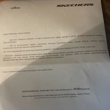Skechers Pişmanlığı 2 Ayda Paramparça Olan Ayakkabı