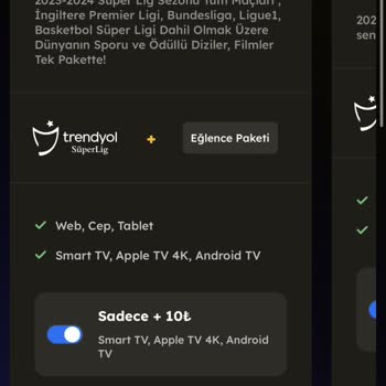 TOD Tv Uygulama Üzerinden Pahalı Paketin Teklif Edilmesi Ve Düzeltilmemesi