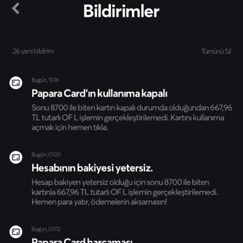 Papara Hesabımdan Benden Habersiz Para Çekildi