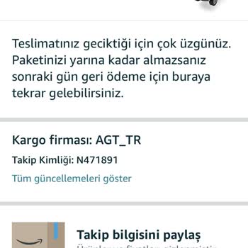 Amazon Yapılmayan Vaat Edilen Gerçekleşmeyen Teslimat